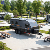 CAMPTRL 2026 Nouvelle caravane de camping tout-terrain remorquable de luxe avec climatisation pour les voyages de camping en zone isolée
