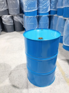 Fût en acier de 209 litres avec tête serrée et couvercle fermé, capacité de 55 gallons - Product Image 2
