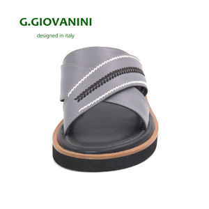 Sandales plates de luxe pour femme, haute qualité, 2026, pour la plage et l'extérieur, avec boucle métallique, <span class=keywords><strong>double</strong></span> bride et lettres - Product Image 3