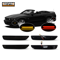 Fournisseur en gros de feux latéraux LED pour voiture, feux de signalisation pour Ford Mustang 2010-2014, kit d'éclairage avant et arrière pour pare-chocs de voiture