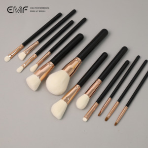 12-PCS ensemble de pinceaux de maquillage professionnel avec correcteur marque privée gros visage pinceaux de maquillage boîte emballage - Product Image 3