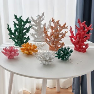 Grosir Multi Warna Resin kaca karang akuarium ikan dekorasi ramah lingkungan lansekap ornamen untuk akuarium ikan - Product Image 1