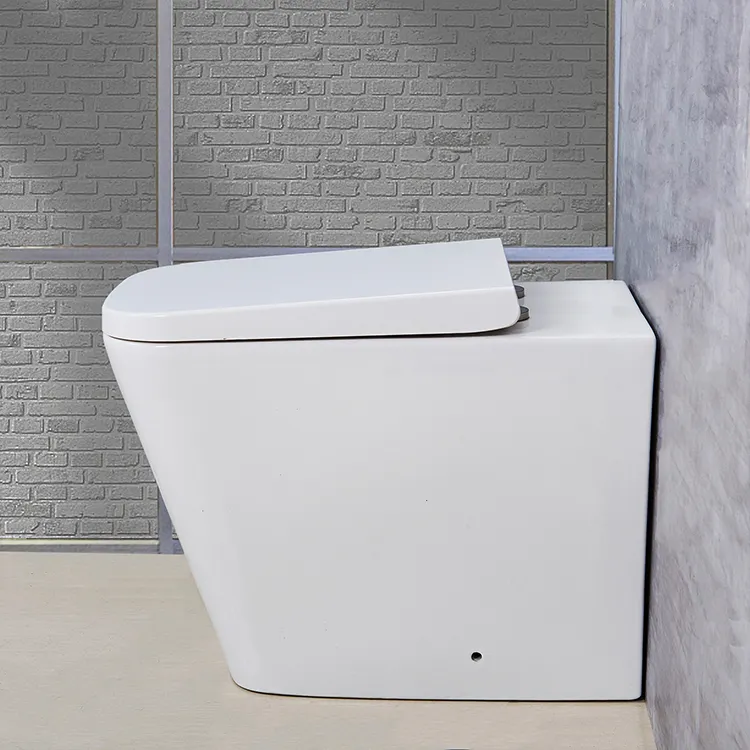 HILITE OEM/ODM Australian Standard Watermark Modern Sanitary Ware Bathroom One Piece White New Ceramic Toilet Wc Square Toilets