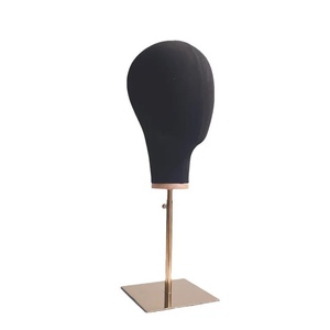 Tête de Mannequin en Tissu, Modèle pour Chapeau, Casquette, Écharpe, Bijoux, Toupet, <span class=keywords><strong>Perruque</strong></span>, Santé et Beauté, Présentoir Doré - Product Image 3