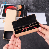 Nouvel ensemble d'étuis à lunettes personnalisables avec logo, sac à main en cuir effet bois, boîte à lunettes avec chiffon de nettoyage pour femmes et hommes