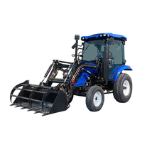 Tractor Agrícola 4x4 de 120HP con Cabina con Aire Acondicionado, Sistema Hidráulico de Alta Resistencia, Gran Capacidad de Elevación y Motor Diésel Moderno