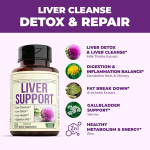 Hete Verkopende Leverreinigings-En Ontgiftingscapsules Oem Ondersteunde Exportfabrikanten Voor Volwassenen Op Voorraad - Product Image 4