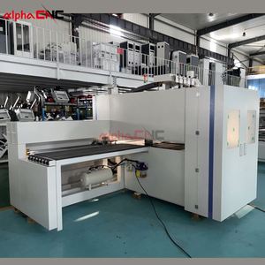 Máquina de perforación CNC de alta precisión Alpha para madera de seis lados, máquinas de perforación CNC de seis lados para muebles con doble estación - Product Image 4