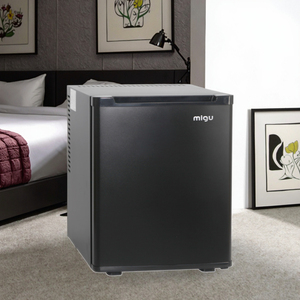Mini réfrigérateur de bar électrique portable de 32L réfrigérateur en plastique pour petit hôtel avec présentoir de <span class=keywords><strong>porte</strong></span> moussant à des fins d'affichage des ventes - Product Image 3