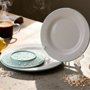 Thiết kế màu ngọc lam melamine tấm tròn Bộ đồ ăn vỡ và dễ dàng để làm sạch bền và phong cách cho gia đình sử dụng ăn uống - Product Image 2