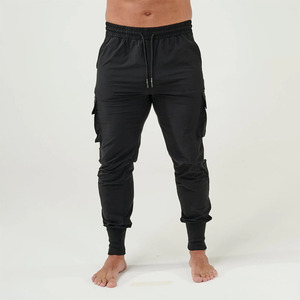 Pantalon de jogging respirant et léger pour l'automne, taille élastique avec cordon de serrage, plusieurs poches, prix bas, idéal pour la gym et l'entraînement - Product Image 6