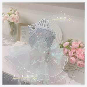 Robe de mariage pour chien de compagnie, mode et <span class=keywords><strong>loisirs</strong></span>, robe de printemps et d'été, vêtements - Product Image 3