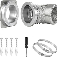 Kit de raccordement magnétique pour conduit de sécheuse, joint hermétique, conception magnétique, facile à installer, connecteur rapide