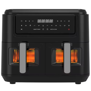 Double Air Fryer Visible Dual Basket 2 Freidora De 2-basket Digital Oven Dual Air Fryer Double Air Fryer 8L 10L Air Fryer 2 Bask - Product Image 1
