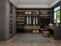 Lemari Pakaian ODIN yang Dapat Disesuaikan, Lemari Pakaian Kamar Tidur, Lemari Pakaian Modern, Lemari Pakaian Walk-in