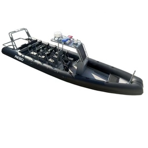 Bateau pneumatique à double coque rigide en aluminium German Patrol 28,7 pieds RIB 860 Hypalon/PVC - Product Image 1
