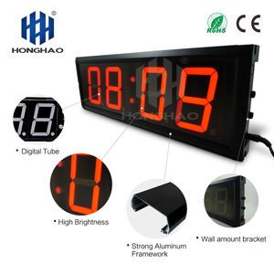 Honghao Mini cronómetro de <span class=keywords><strong>Cuenta</strong></span> <span class=keywords><strong>regresiva</strong></span> LED de control remoto <span class=keywords><strong>con</strong></span> material de PC multifuncional - Product Image 3