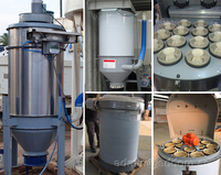 Filtre à poussière en acier inoxydable Silotop pour silo à ciment avec trémie de dépoussiérage