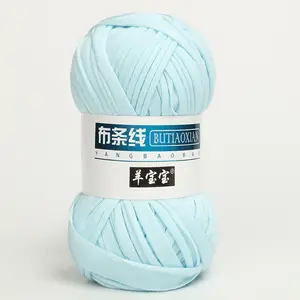 Siêu Mềm Polyester Pha Trộn T Áo Sơ Mi Sợi Tay Đan <span class=keywords><strong>Crochet</strong></span> Túi Xách Chống Cháy Và Tái Chế Nhuộm Mô Hình - Product Image 1