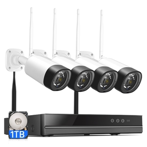 16CH 5MP Wifi Bullet CCTV Camera Set NVR Home an ninh kim loại không thấm nước hai chiều âm thanh tầm nhìn ban đêm HDD dữ liệu CMOS - Product Image 5