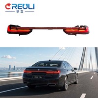 Feux arrière LED séquentiels fumés de haute qualité CREULI en promotion pour BMW Série 7 G11 G12 16-21