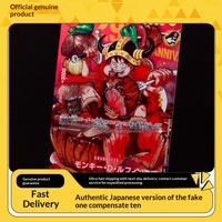Pour la collection de cartes Deluxe, édition 29e anniversaire, version japonaise à thème viande, Luffy en cuir véritable
