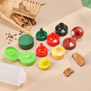 Dùng Một Lần 28Mm 32Mm 38Mm 42Mm Lật <span class=keywords><strong>Twist</strong></span> Mũ Xách Tay Pet HDPE PP Chai Tương Thích Cho Mật Ong Nước Sốt Nóng Nhiều Phong Cách - Product Image 3