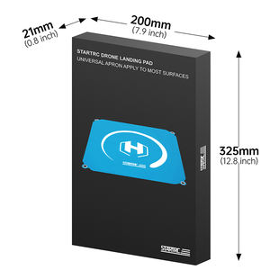 STRATRC Tapis d'atterrissage pliable pour drone 55 cm, bleu vert, imperméable, accessoires pour hélicoptère, tapis d'atterrissage pour Mini/Air/Mavic/Avata/Flip/<span class=keywords><strong>Neo</strong></span> - Product Image 5