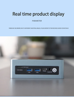 Mini PC INYUDA NUC N100 con Windows 11, SSD de 256 GB y DDR4, Intel Core Quad Core, Enchufes AU/US/CN para Aplicaciones de Escritorio