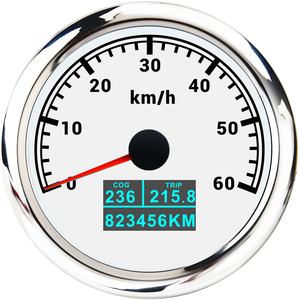 85mm דיגיטלי מד מהירות איפוס שבעה צבע LED אור אוניברסלי מד מרחק אופנוע מטר - Product Image 6