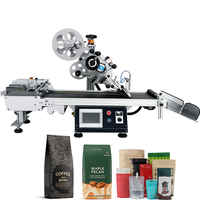Machine d'étiquetage de haute précision avec alimentation automatique, modèle de bureau, pour cartes, pochettes Mylar, sachets Doypack, avec garantie d'un an
