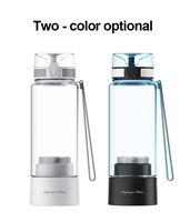 YenvQee Générateur d'eau hydrogénée portable haute concentration, alimenté par USB/électricité, type froid, bouteille en PC de qualité alimentaire, pour la maison et l'extérieur