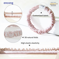 Élastiques à cheveux en soie colorés, Scrunchies personnalisés avec logo, Bandeaux à cheveux imprimés, Accessoires Scrunchy en soie