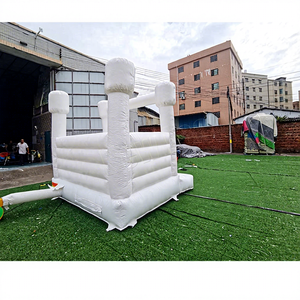 Nuevo Castillo Inflable Blanco Leap de 10 pies, Castillo Hinchable para Niños, Casa de Brinco, Carpa para Bodas y Parques - Product Image 1