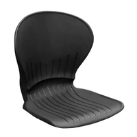 Chaises d'attente modernes pour aéroports, hôpitaux et bureaux, 4 places, en métal, ergonomiques, durables, mobilier commercial, avec support lombaire incurvé, finition poudrée