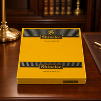 Boîte cadeau de luxe Shinelee pour cigares, emballage rigide en papier, étui de rangement pour mini-cigares avec logo personnalisé pour cadeaux haut de gamme