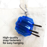 Tas Dart Mini PENPEN, Kantong Plastik Transparan, Dompet, 4 Pilihan Warna, Kotak Pembawa, Kemasan Dapat Disesuaikan, Dart Digital