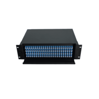 HuWei 96-Core SC Single-Mode Panel Patch Fiber Optik ODF yang Dilengkapi Penuh dengan Daya DC 5V untuk 5G/4G/Wi-Fi