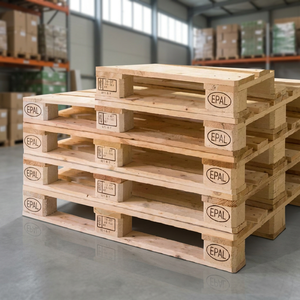 Palette en bois de pin EPAL 1200X800 Palettes en bois simple face pour l'exportation vers l'Allemagne, les Pays-Bas, le Royaume-Uni, l'Italie - Product Image 3