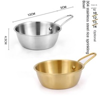 Série de bols à saké en acier inoxydable 304, tasses à vin de riz de style coréen, légères et portables, vaisselle d'extérieur pour le camping et les pique-niques