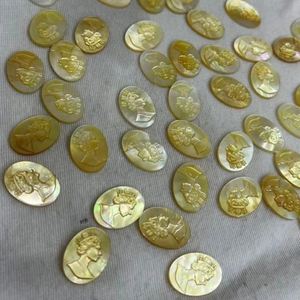 Personnalisation d'usine Top qualité nacre pierre précieuse pierre précieuse sculptée pierre précieuse pour pendentif - Product Image 2