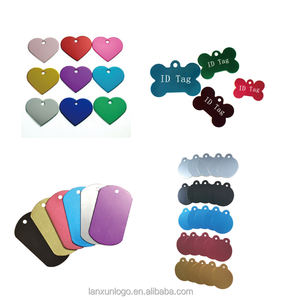 โรงงานผลิตป้ายห้อยคอสุนัขอะลูมิเนียมอัลลอยด์แบบสองด้าน รูปทรงตามสั่ง ปั๊มขึ้นรูป ชุบอโนไดซ์ พิมพ์ซิลค์สกรีน - Product Image 3