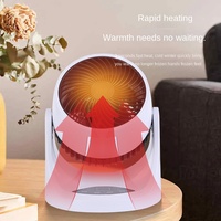 Chauffage d'appoint céramique PTC 2000W, ventilateur oscillant avec écran tactile et télécommande, chaud et froid, pour la maison et le bureau
