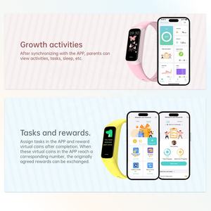 3 बच्चों की स्मार्ट घड़ी 120 माह की विकास गतिविधि रिकॉर्ड हृदय गति रक्त ऑक्सीजन तापमान निगरानी स्मार्ट वॉच - Product Image 5