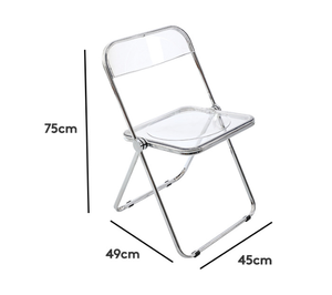 Mesa Auxiliar Plegable Moderna con Marco Metálico, Portátil, para Sala de Estar o como Mesa para Servir Aperitivos - Product Image 5