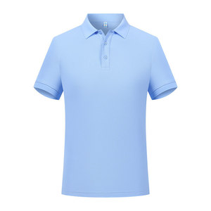 Camiseta Polo de Manga Corta, Color Sólido, Poliéster, Absorbe la Humedad, Uso Diario, Ropa de Trabajo, Uniforme - Product Image 1