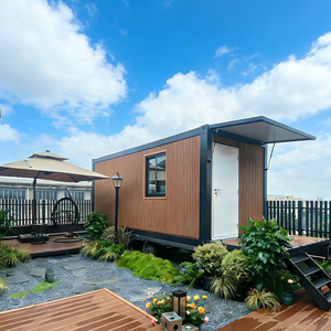 PTH <span class=keywords><strong>Casa</strong></span> Container Mobile di Alta Qualità, Mini <span class=keywords><strong>Casa</strong></span> Prefabbricata su Ruote, <span class=keywords><strong>Casa</strong></span> Portatile Certificata CE - Product Image 1