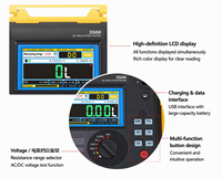 Testeur de résistance d'isolement 5 kV, testeur de résistance d'isolement numérique, testeur de résistance d'isolement numérique 5 kV