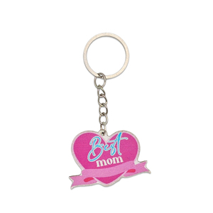 Customizable Eco-Friendly Portable Wooden Keychain with Digital Photo Print-Multi-Occasion Gift for Mom Mother's Day