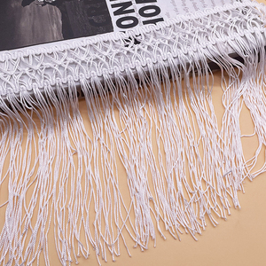 Di alta qualità 19cm con frange di nappe con rifiniture in pizzo abito da <span class=keywords><strong>tenda</strong></span> per la casa - Product Image 3